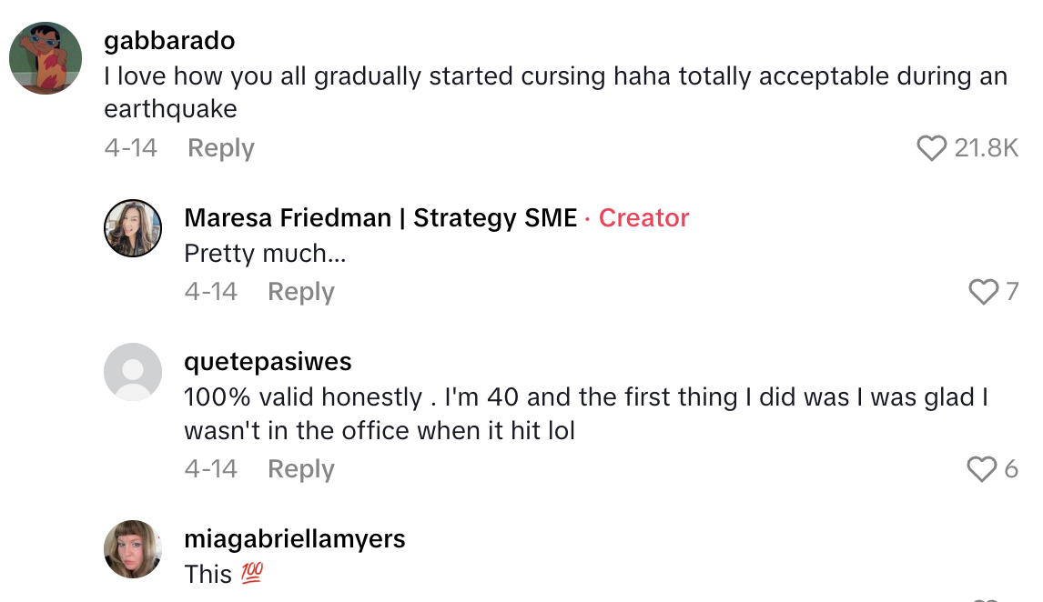 Screenshot 2025 07 02 at 8.57.24 AM Employee Was On A Zoom Call When An Earthquake Hit San Diego.   Hold on, its a good one.